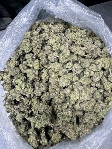 Example: a pound in a turkey bag, bag rolled back, shot from above